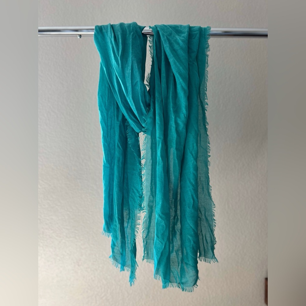 A New Day Teal Scarf